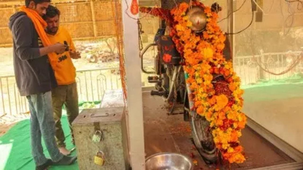  Bullet Baba temple in Rajasthan
