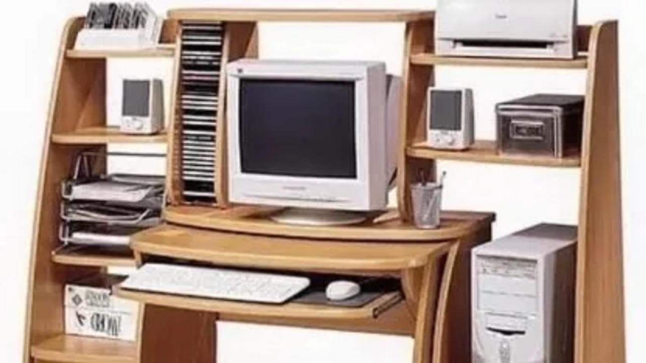 Viral image of desktop computers