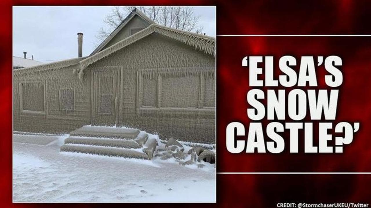 New York homes turn into igloos overnight, look like 'Elsa's snow castle'