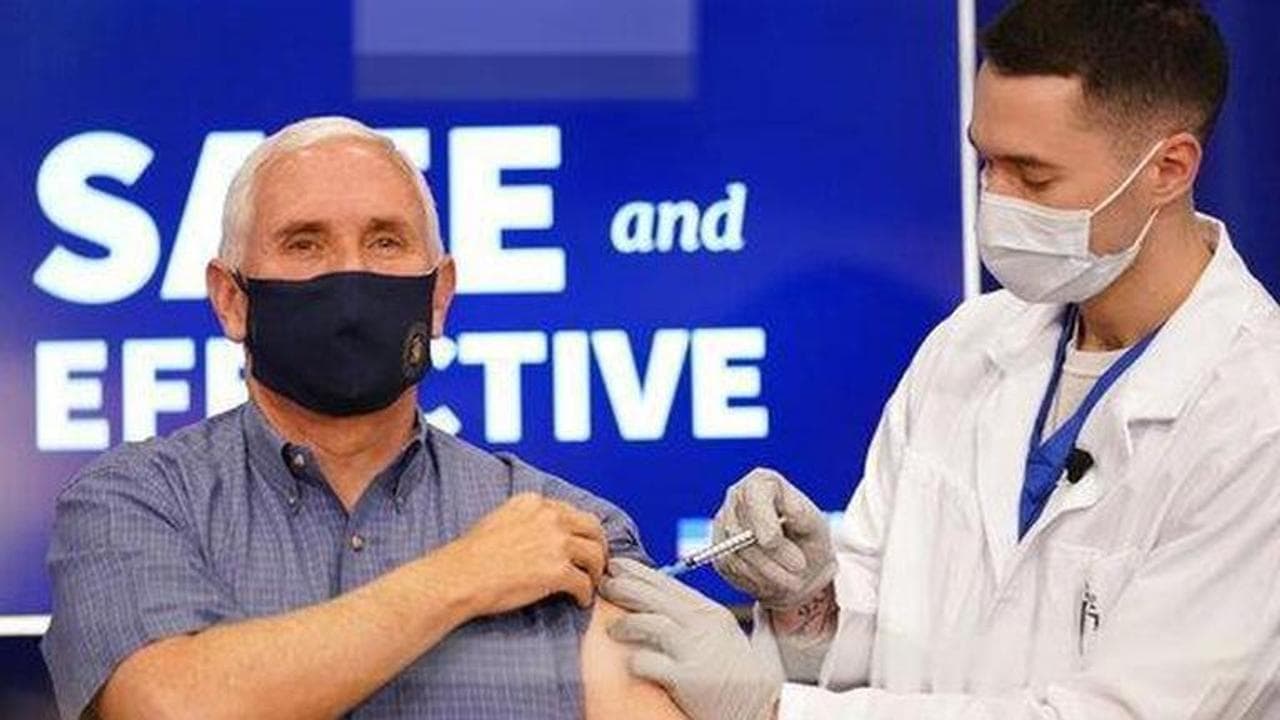 Pence gets COVID-19 vaccine, calls it a "miracle"