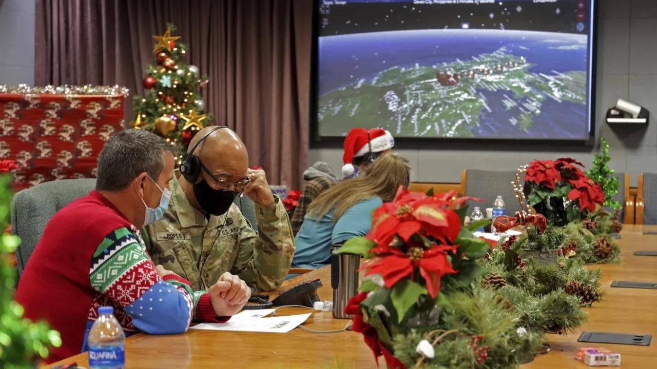 US commander tracking Santa.