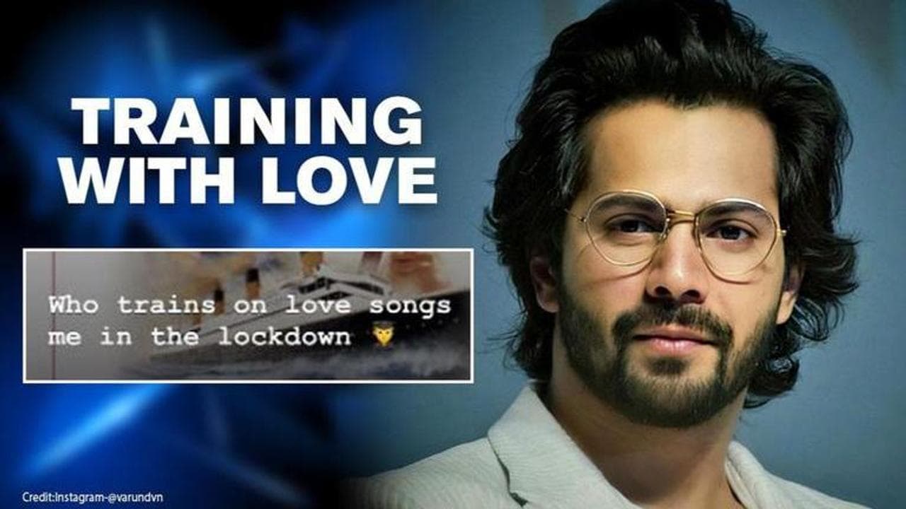 Varun Dhawan works out while listening to iconic song, quips 'who trains on love songs'