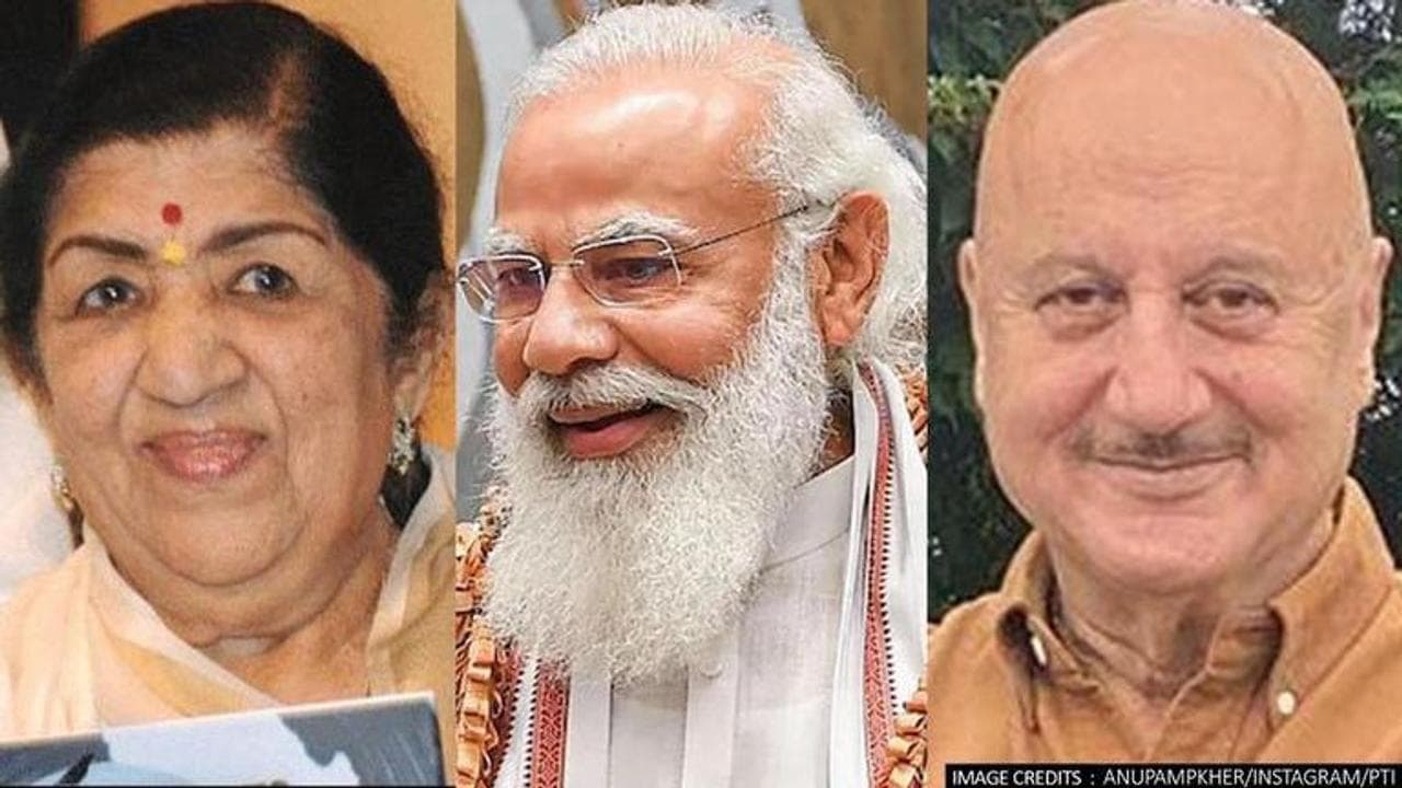 Anupam Kher, Lata Mangeshkar, PM Modi, Prime Minister Narendra Modi, Parineeti Chopra, PM Modi turns 71