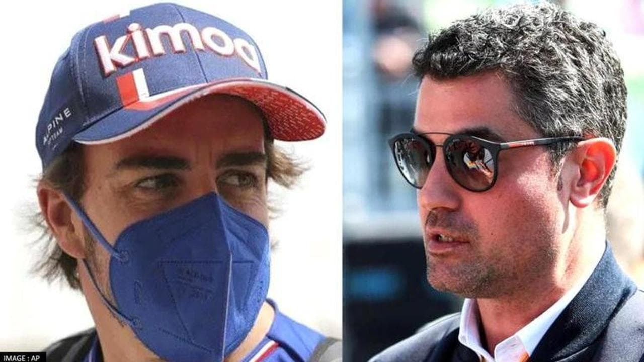 Fernando Alonso and former F1 race director Michael Masi