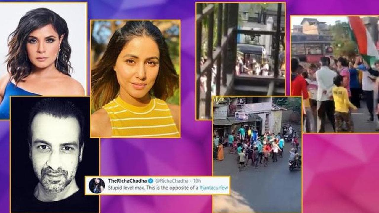 Richa Chadha fumes at 'stupid' celebrations during Janta Curfew tribute, other stars react
