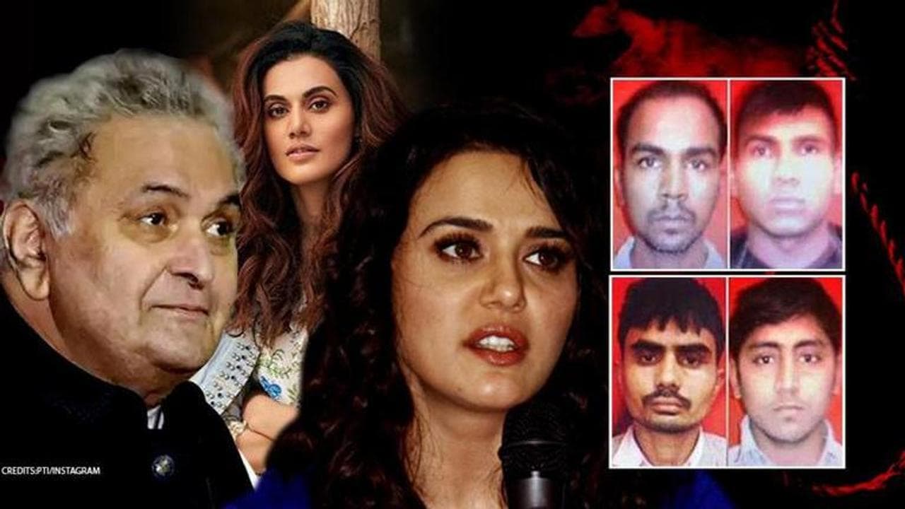 Nirbhaya case: Rishi Kapoor calls out 'shame' for delaying justice, Taapsee, others react