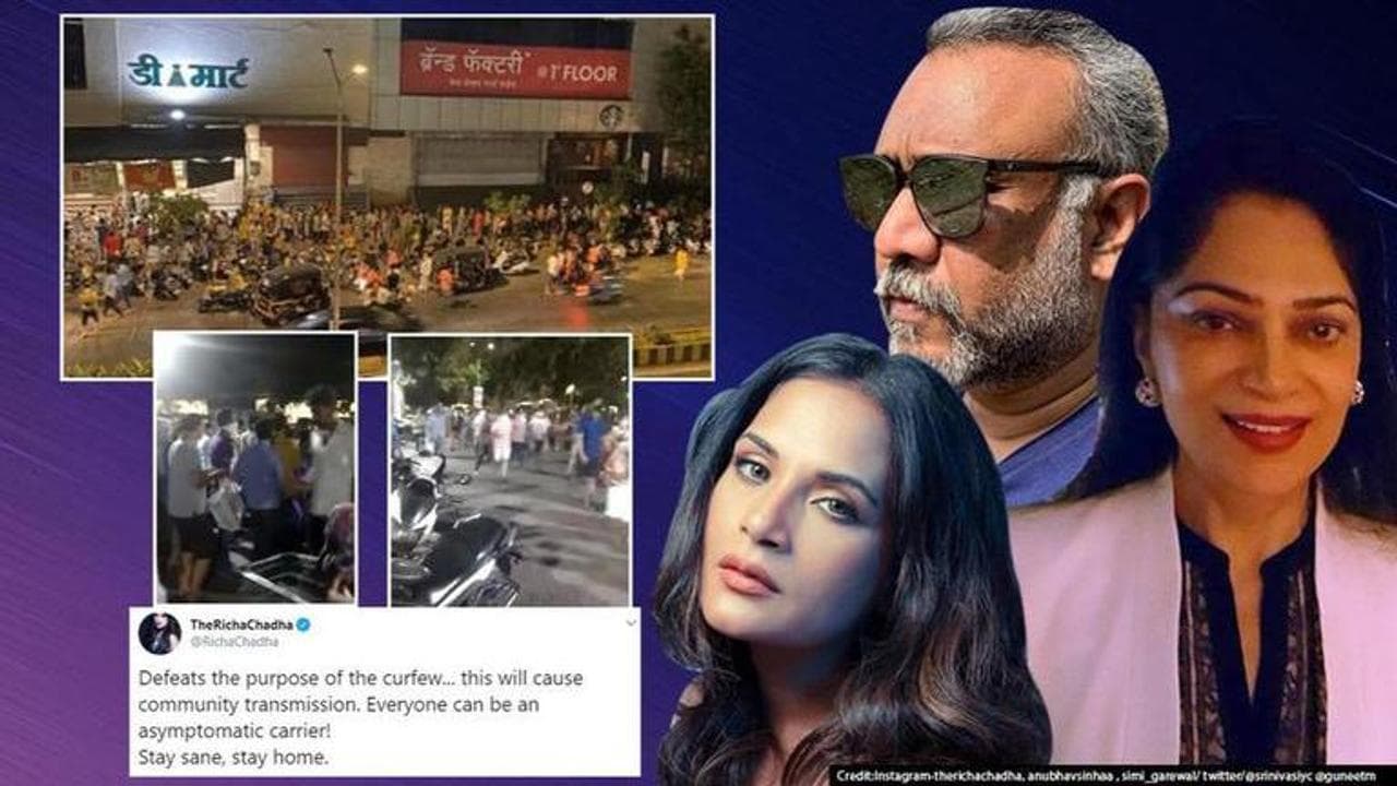 Richa, Anubhav Sinha, others not pleased with panic buying, Simi Garewal shares warning