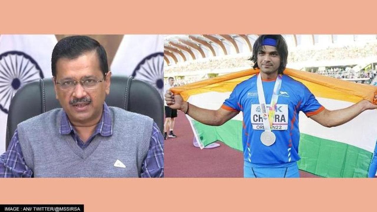 Neeraj Chopra, Arvind Kejriwal, World Athletics Championships, Javelin throw, Neeraj Chopra World Championships, Neeraj Chopra wins silver medal