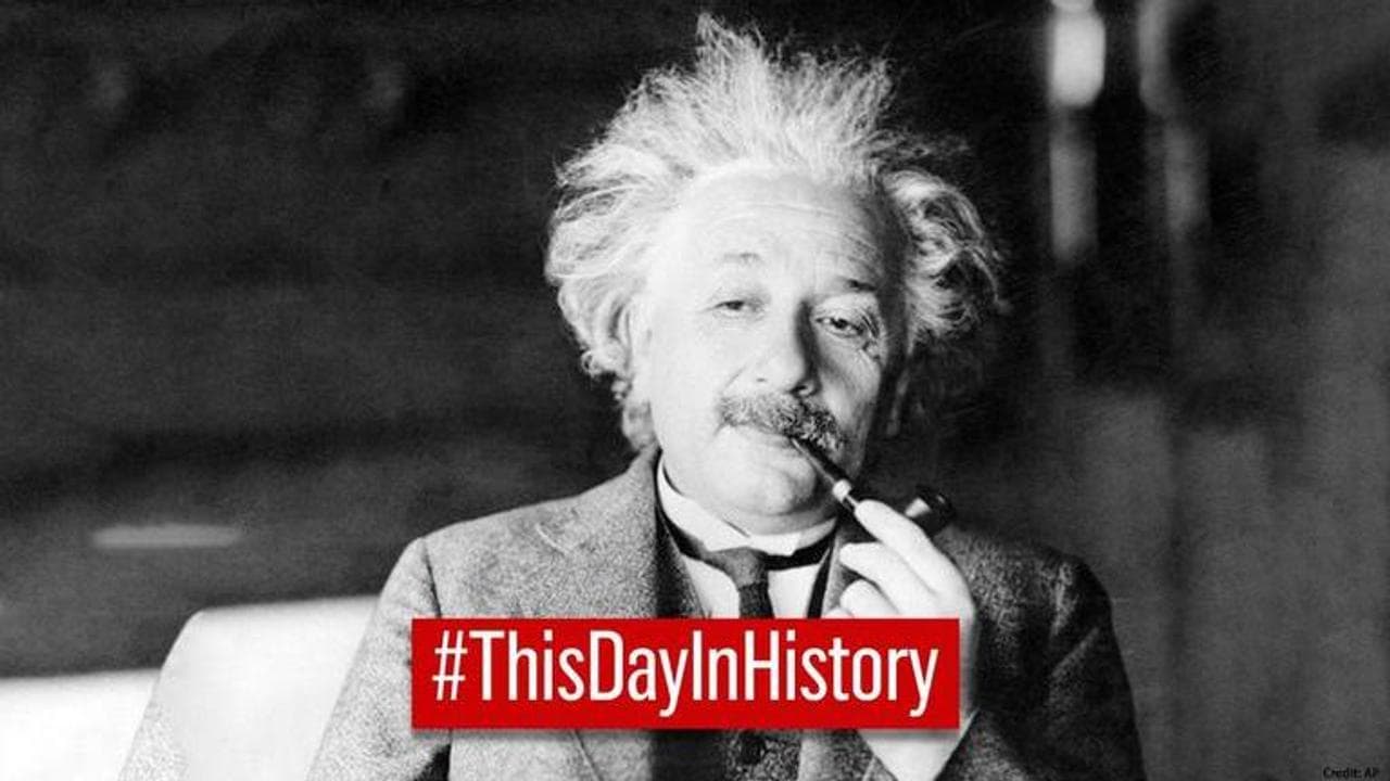 Albert Einstein named winner of Nobel Prize for Physics in 1921