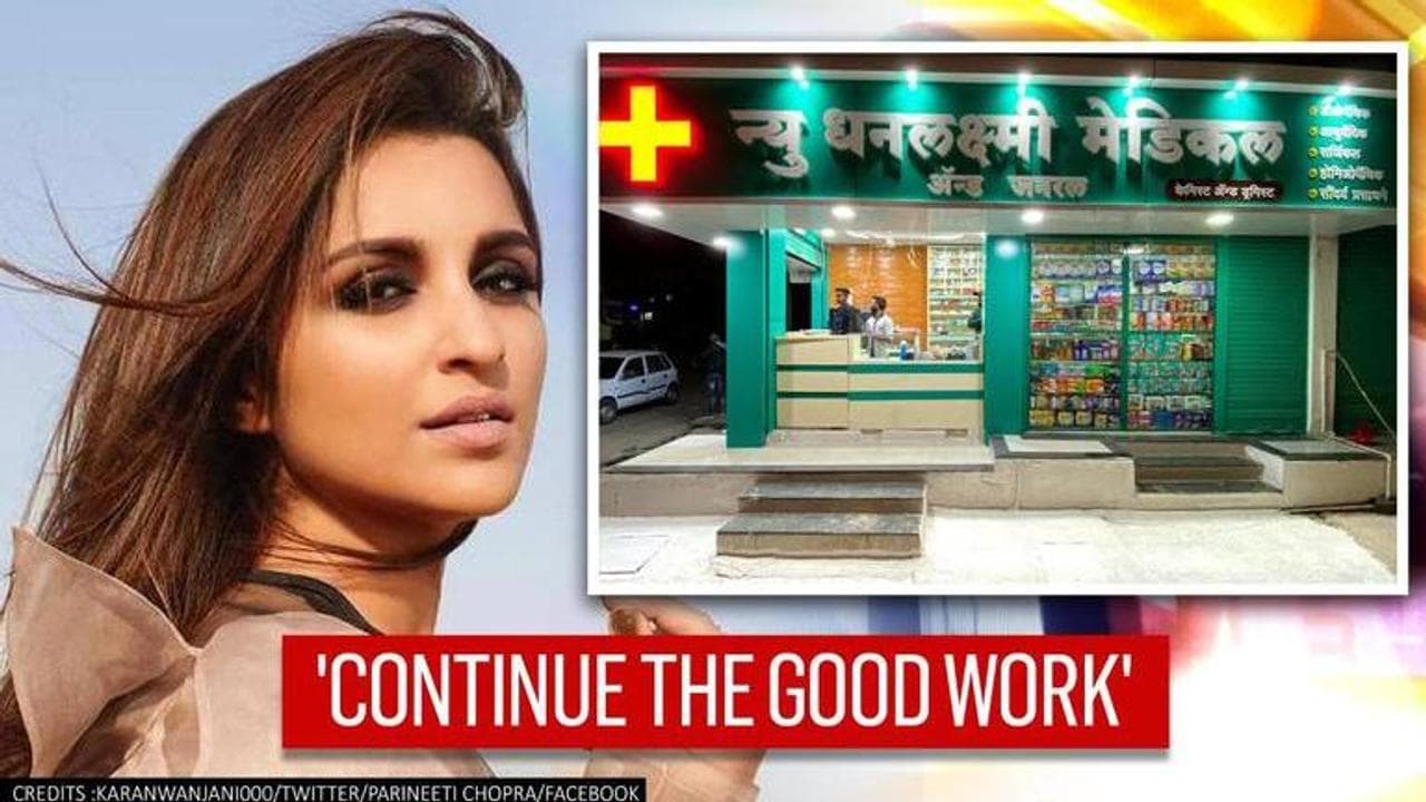 Parineeti Chopra hails fan who sets up pharmacy store, says 'we need people like you'