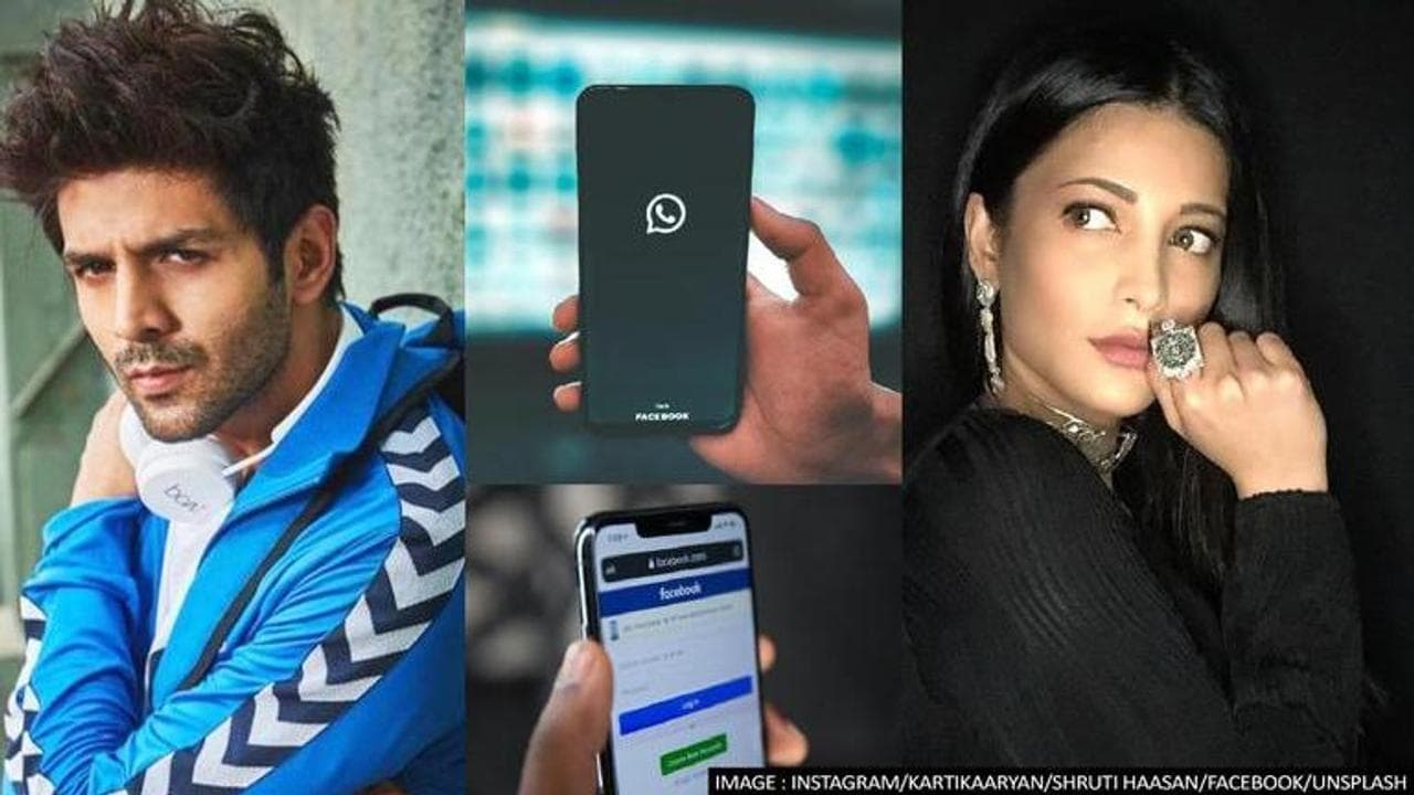 Kartik Aaryan, Shruti Haasan, Global outage, Facebook, WhatsApp, Instagram