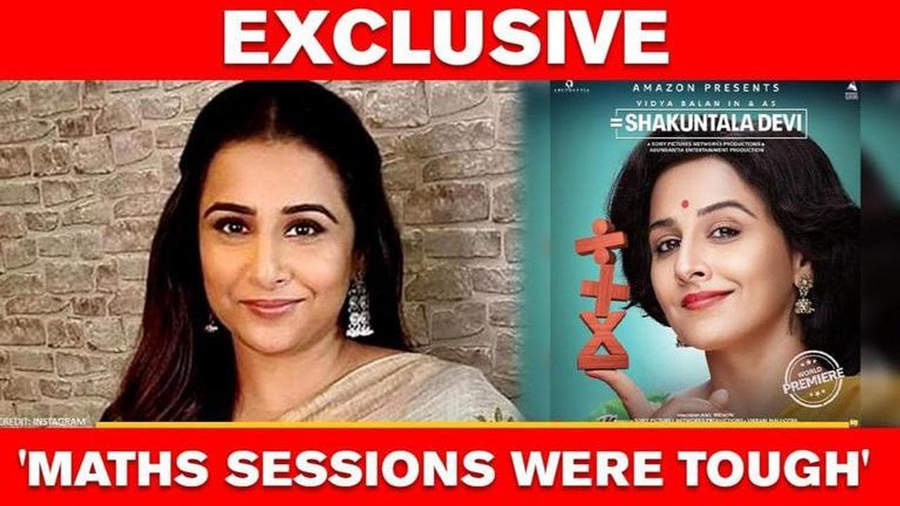 Vidya Balan shares challenging part while playing math wizard,says 'It was the math shows'