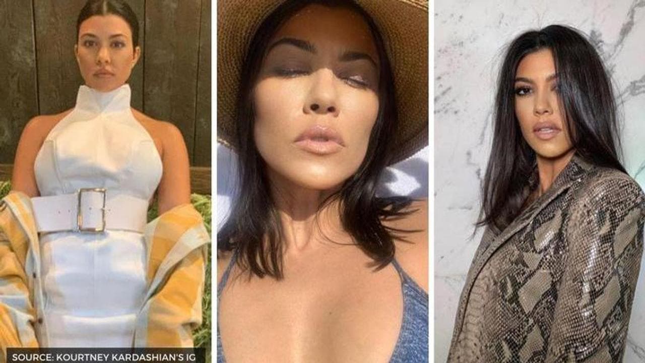 Kourtney Kardashian's make up