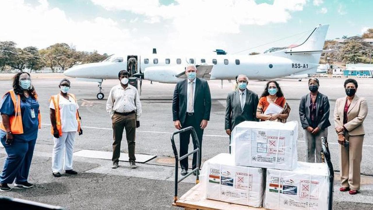 St Lucia receives 25,000 doses of Indian- made Covishield vaccine
