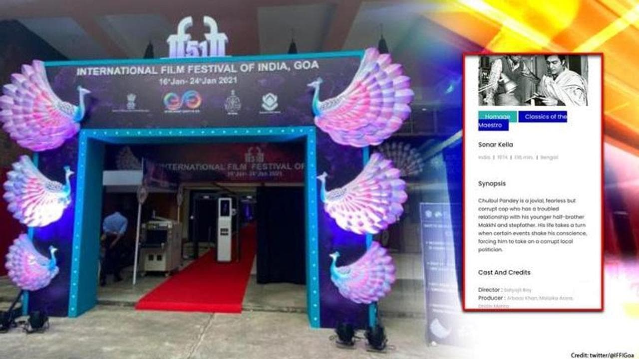 IFFI mentions Chulbul Pandey, Arbaaz, Malaika in credits of Satyajit Ray film, apologises