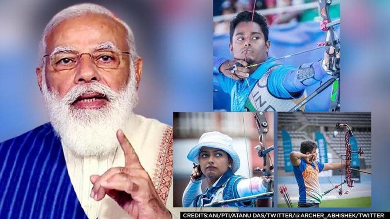PM Modi, Archery World Cup