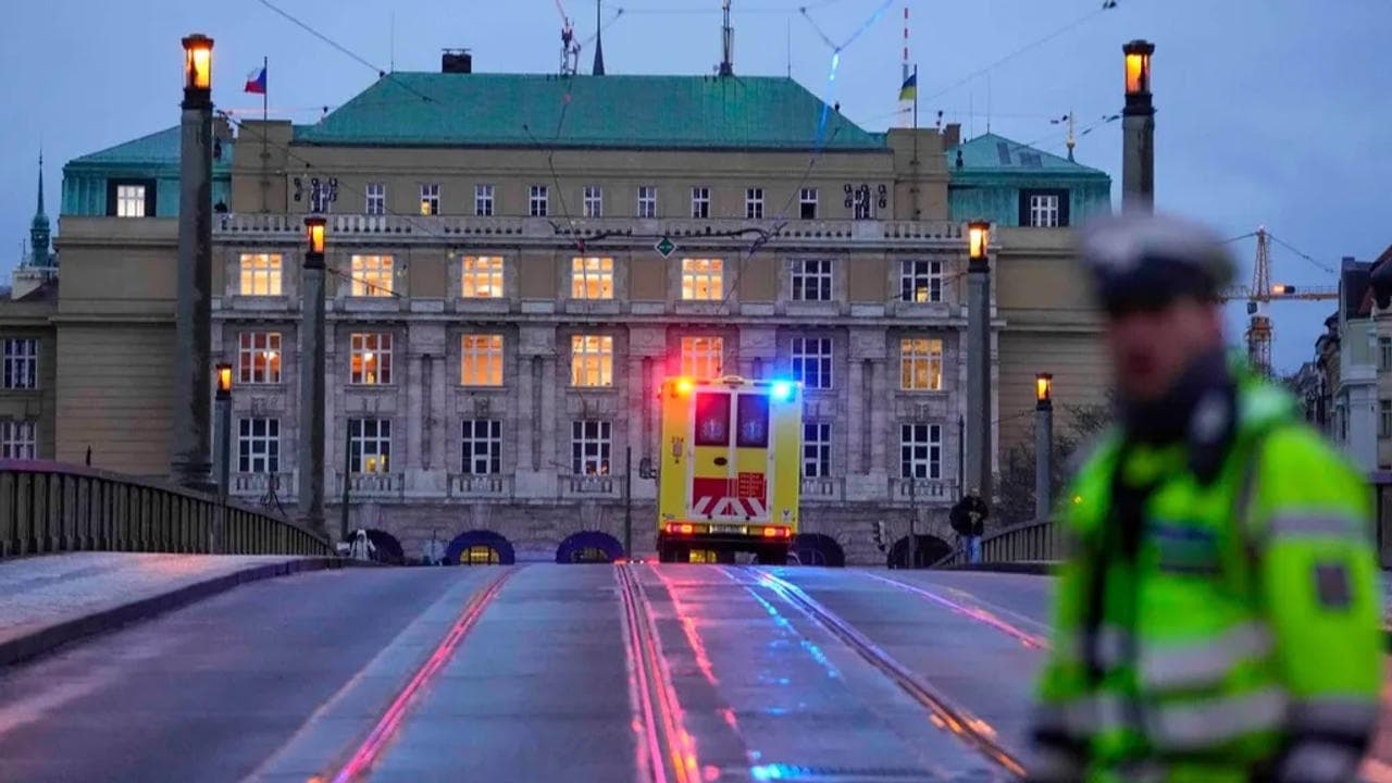 Prague shooting, gunman killed father 
