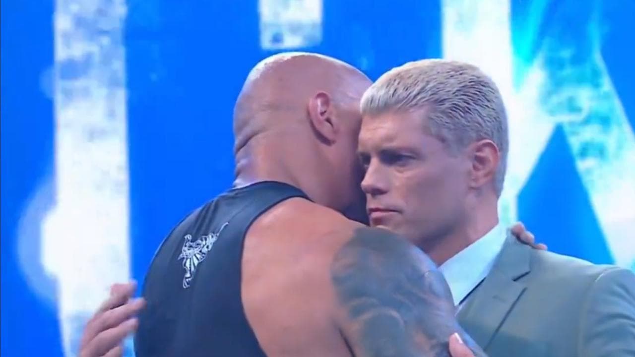 Cody Rhodes and The Rock 