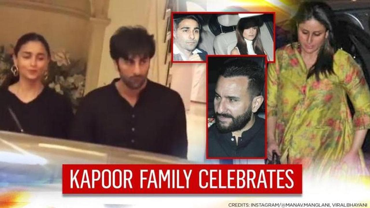 Kareena Kapoor celebrates father Randhir Kapoor's birthday; Ranbir-Alia twin in black