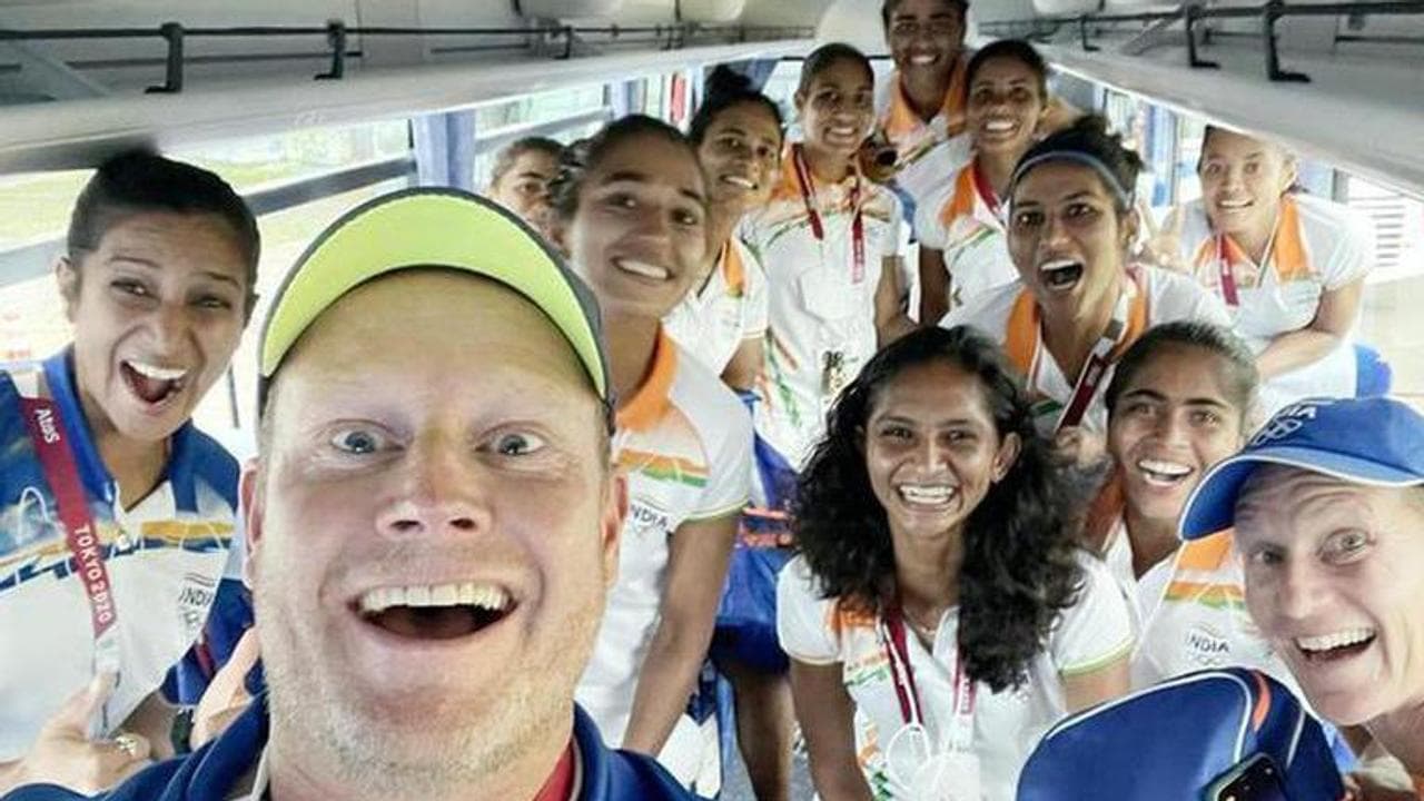Who is Indian women's hockey team coach