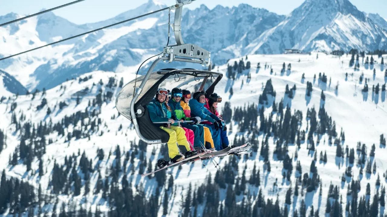 Ski gondola plunges 23 feet after being hit by falling tree