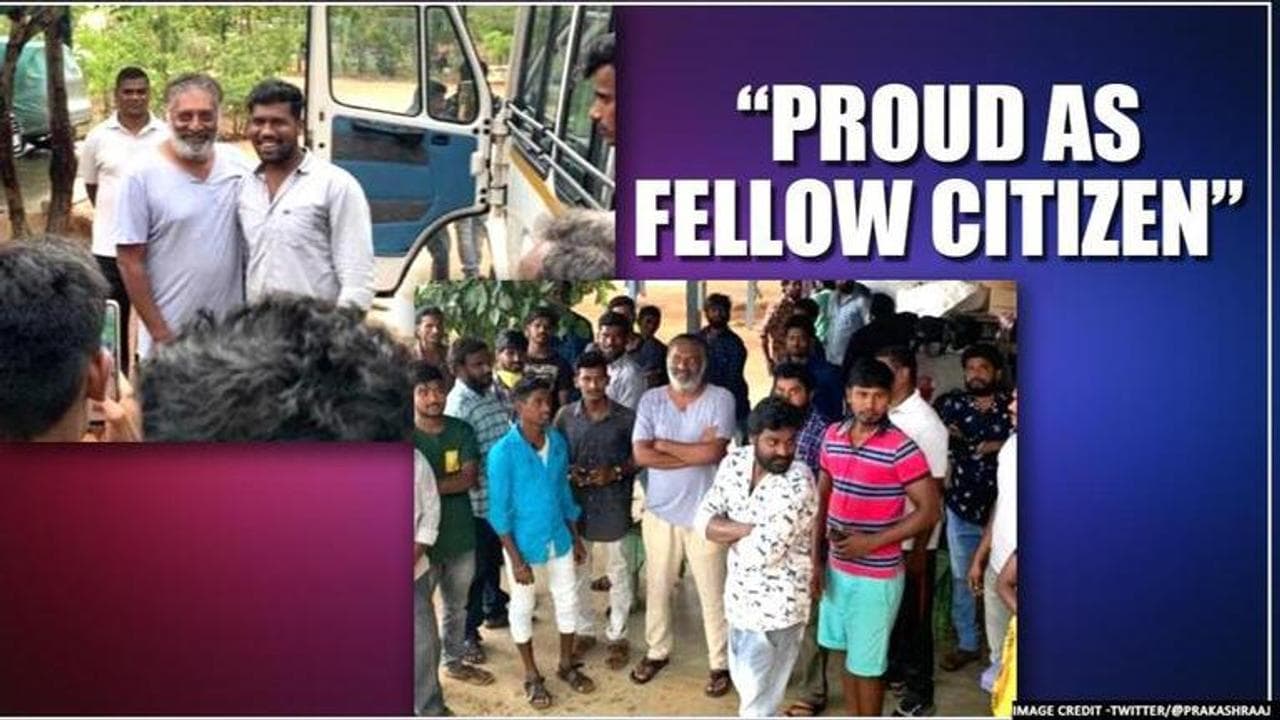 Prakash Raj gets emotional as 31 persons taking shelter at his farm during lockdown leave