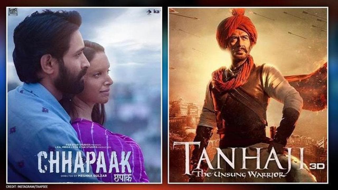 After clash & contrasting fortunes, 'Tanhaji' & 'Chhapaak' to share THIS commonality