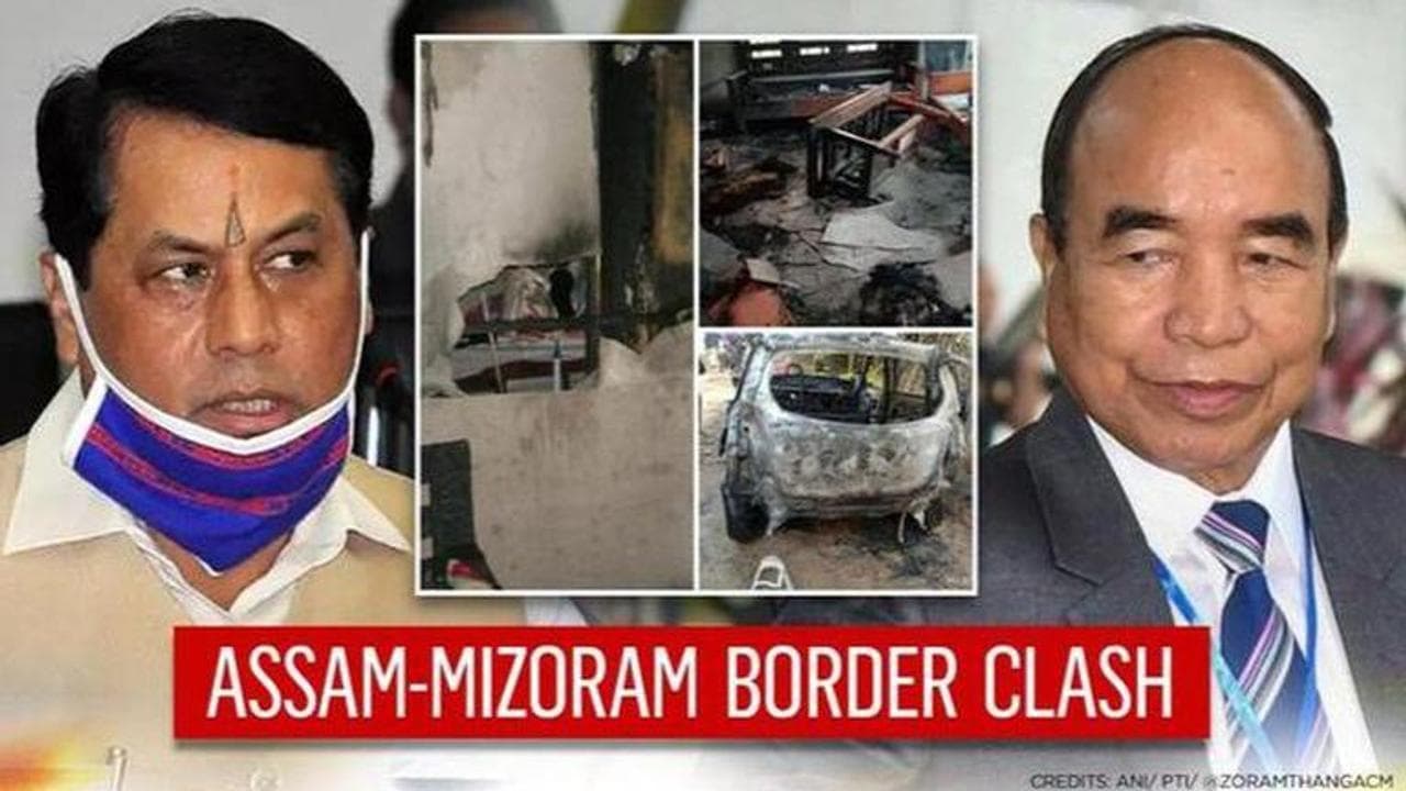 Assam-Mizoram border