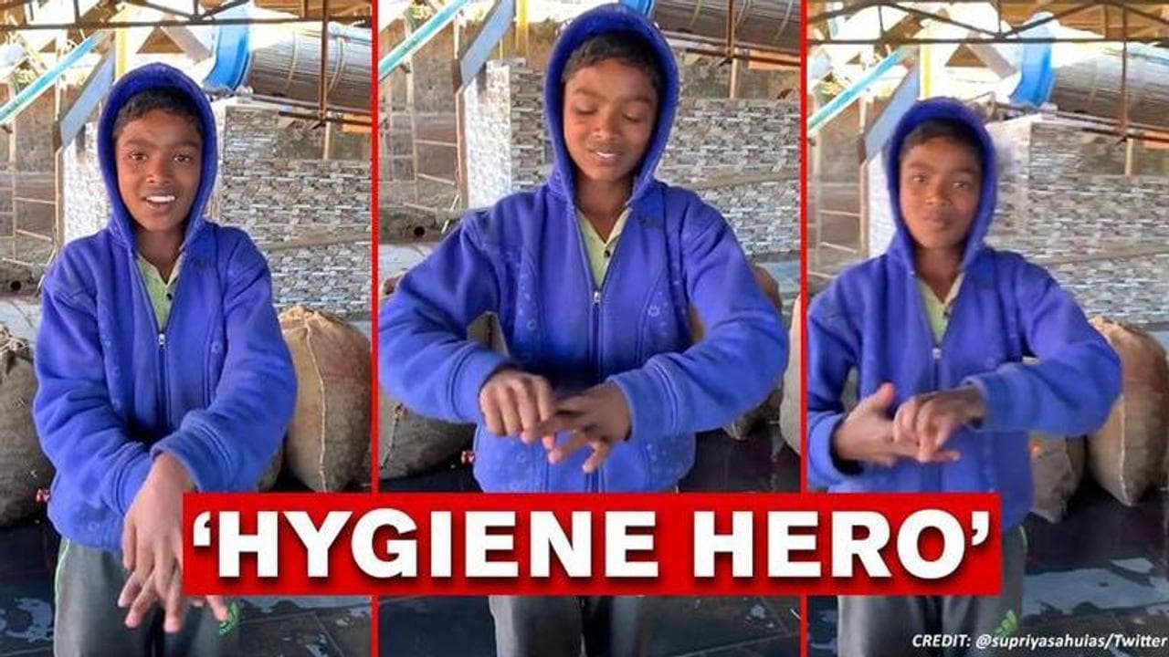 Coronavirus: kid from Ooty village demonstrates proper hygiene, watch