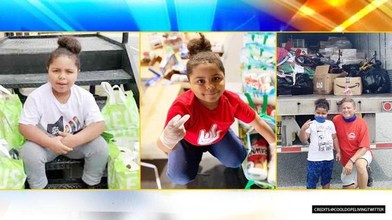 Bullied 7-year-old starts a community food pantry for needy amid COVID-19 pandemic