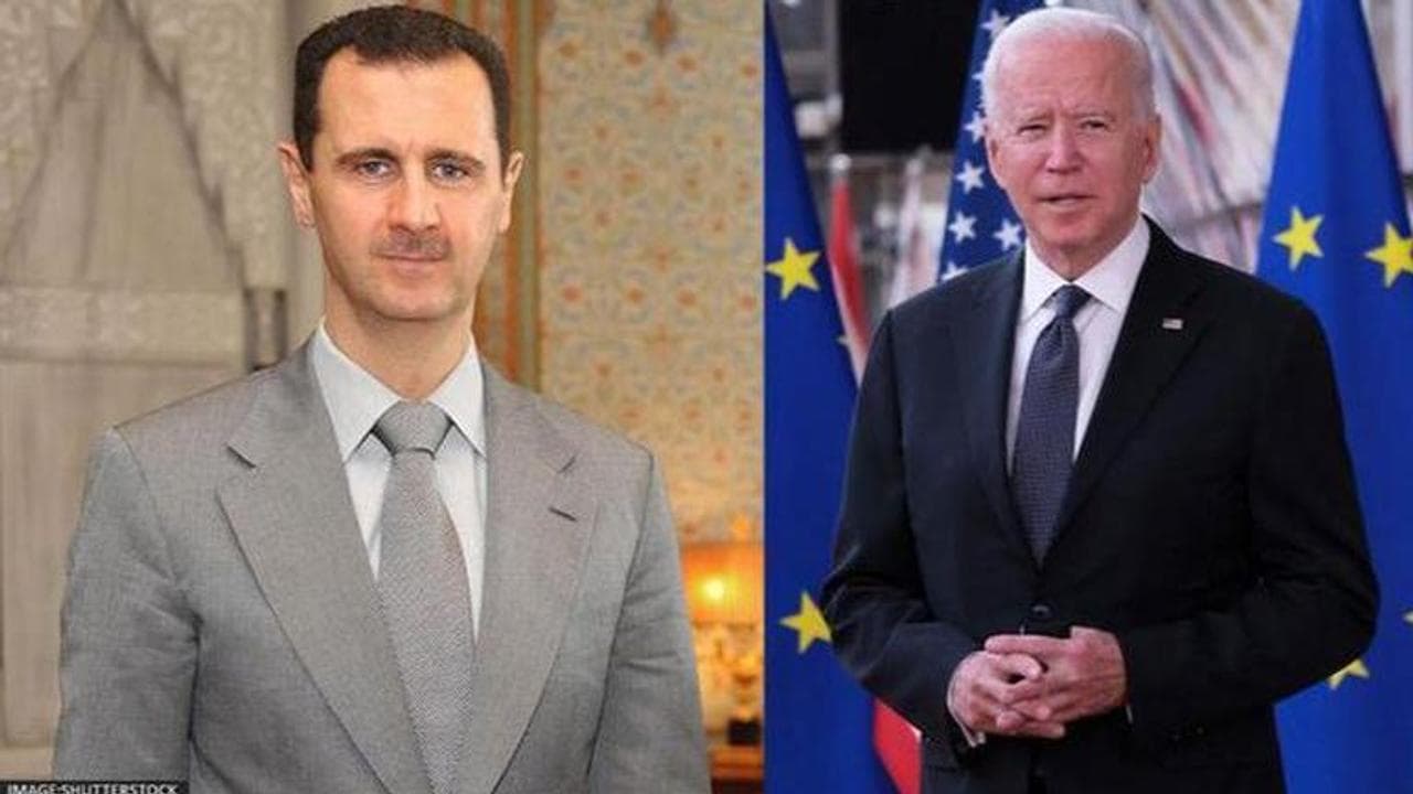 Assad, US, Biden, Syria