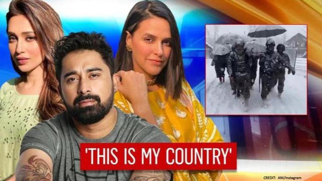 Indian Army soldiers carry woman, child in heavy snow, Bollywood celebs salute jawans