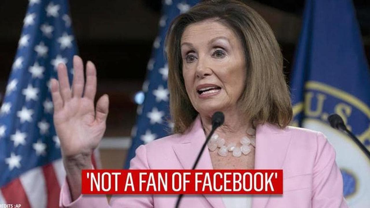 Nancy Pelosi slams Facebook over misinformation spread, says it's 'part of problem'