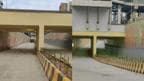 Bridge under the road near Paldi Metro Station.