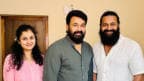 Rishab Shetty with wife and Mohanlal