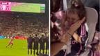 Lionel Messi's kick hits a baby in the stands