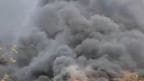A massive fire broke out in a chemical godown in Kalamgaon village in Thane's Shahapur. 