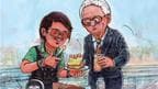 Amul Doodle On Bill Gates and Dolly Chaiwala Meet