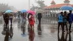 Intermittent rains and thunderstorms lashed Shimla on Wednesday. 