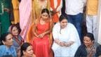 In the video, Smriti Irani is seen taking a little detour during her poll campaign in Haliyapur, as she plays majeera during an event.
