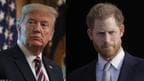 Former US President Donald Trump and Duke of Sussex Prince Harry