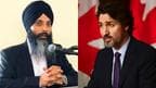Khalistani terrorist Hardeep Singh Nijjar and Canadian PM Justin Trudeau