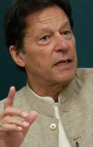 Former PM of Pakistan, Imran Khan. 