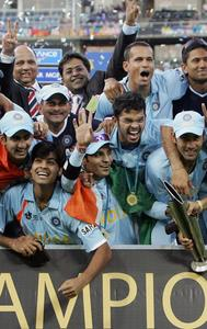 Indian cricket team after 2007 T20 World Cup triumph