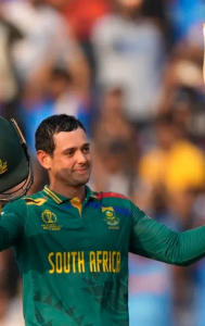 South African opener Quinton de Kock brought up his 4th century 