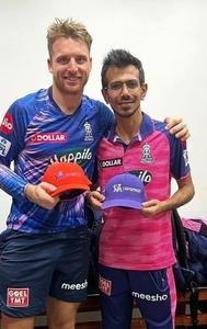 Jos Buttler and Yuzvendra Chahal