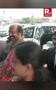 Rajinikanth arrives at a hotel in Ayodhya