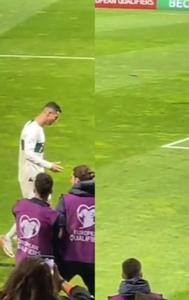 Cristiano Ronaldo was attacked during a match