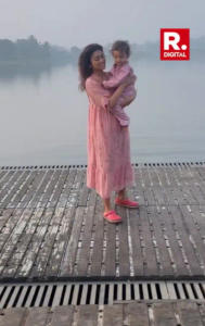 Shriya Saran enjoys morning bliss with daughter Radha