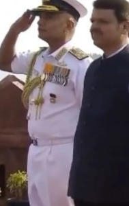 PM Modi unveils Shivaji statue before Navy Day demos.